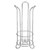 InterDesign Classico Tulip Free Standing Toilet Tissue Paper Roll Holder for Bathroom Storage  Pack of 2, Chrome