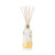 Capri Blue Glimmer Reed Oil Diffuser - Comes with Diffuser Sticks, Volcano Scented Oil, and Glass Ombre Bottle - Luxury Aromatherapy Diffuser - 8 Fl Oz - White and Gold