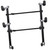 Abaodam 2 Sets piano stand Electronic Piano Rack universal keyboard stand electronic organ double layer metal Electronic Keyboard stand electric keyboard stand organ keyboard