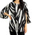 Alfani Womens Zebra Print Tunic Blouse, Black, Large