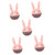 5pcs Kitchen Timer Cooking Timer Mechanical Timer Rabbit Timer Creative Timer Countdown Timer Baking Timer Visual Manager Timer for Cooking Cute Reminder Bunny Child Abs