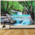 Sevenstars Tree Tapestry Waterfall Tapestry Forest Tapestry Wall Hanging, Nature Tapestries Stone River Tapestry for Room