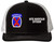 U.S. Army 10th Mountain Division Mesh Back Cap - Officially Licensed Black/White
