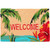 Jellybean Tropical Welcome Accent Washable Rug 20" x 30" Doormat