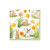 Caspari Bunnies and Daffodils Boxed Paper Cocktail Napkins, Three Boxes of 40