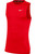 Nike Mens Pro Sleeveless Training Tee (XL, Red)