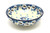 Polish Pottery Bowl - Contemporary Salad - White Poppy