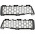 SIWOTED 2pcs Bumper Grille Lh Side Textured Plastic Grill 14901782