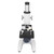 Microscope Kit, Adjustable Angle Childrens Microscope Professional 640X Monocular Dual Coaxial Focusing Handwheel for Stainless Steel Cell
