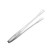 FURLOU Cooking Tongs Stainless Steel Tongs, for Buffet Serving, Pastry, Barbeque,Size:24 * 1.3cm,Easy and Convenient to Clean Tongs