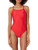 TYR Women's TYReco Solid Diamondback Swimsuit, Red, 28