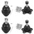 Drivestar 4pc Set Front Upper & Lower Ball Joint Replacement for 1995-1996 for Gmc K2500 1995-1999 for Gmc YUKON with K6292 K6477