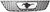 Evan-Fischer Grille Assembly Compatible With 1999-2004 Ford Mustang Textured Black Shell and Insert Plastic