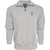 Blue 84 Men's Arizona State Sun Devils Quarter Zip Sweatshirt Icon Grey, Grey, Medium