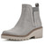 WHITE MOUNTAIN Women's Shoes Dear Chelsea Boot, Ltgrey/Fabric, 9 W