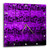 3dRose Musical Interlude in Purple Wall Clock, 10 by 10-Inch