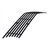 APS Compatible with Dodge Challenger 2015-2023 Main Upper Stainless Steel Black Billet Grille Grill Insert D66336H
