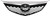 Evan-Fischer Grille Assembly Compatible with 2003-2005 Mazda 6 Painted Black Shell and Insert with Chrome Upper Bar Standard Type Factory Installed