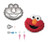 Wilton Elmo Face Cake Pan Bundle of 5 Items: Elmo Face Cake Pan, Decorating Tips and Decorating Bags