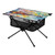 Emelivor Violin Watercolor Folding Camping Table Portable Beach Table with Carry Bag Small Camp Tables for Camping Picnic BBQ Backpacking Beach