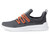 adidas Lite Racer Adapt 5.0 Running Shoe, Grey/Carbon/Impact Orange, 6.5 US Unisex Big Kid