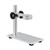 ZTBH Microscope Accessories Kit Adjustable Holder Bracket Lifting with LED Bottom Lighting, Aluminum Alloy USB Digital Electronic Microscope Stand Microscope Slides (Color : Stand)