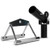 Yes4All Combo T-Bar Row Insert Landmine & Seated Row Double D Handle for Cable Attachment  Double D Row Handle (Chrome)