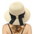 Women's Beach Straw Hat Sun Visor Hat for Women Straw Panama Hat Packable Beach Sun Hat Casual Hat Navy