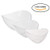 Plastic Serving Bowls| Disposable, Clear Angled Bowls Combo Pack | Includes Large, Medium & Small Bowls For Parties, Buffet, Chips, Salads, Fruits. 15 Pack - Posh Setting