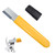Anglekai 1PCS Garden Tool Sharpener, Blade Sharpener Stone for Garden Knife Sharpener, Shear Scissor Sharpener Blade Sharpening for Gardening Pruner/Pocket Knives (1, Yellow)
