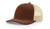 RICHARDSON 112 Mesh Back Trucker Cap Snapback Hat, Brown/Khaki