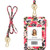 ID Badge Holder with Lanyard Vertical: Flower ID Name Badge Card Holder with Lanyard for ID Badges