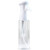 KEEN Continuous Spray Bottle, 12.2 OZ Fine Mist for Indoor/Outdoor Plant Care, Hair Styling, Skin Refresher Air Mist, Refillable Empty Water Bottle Trigger Sprayer Set, White/Clear