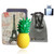 Mixse USB 2.0 Flash Drive Memory Stick Cartoon Pen Thumb Drives Jump Drive Sticks Food Shape Pineapple 8GB