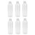 FRCOLOR 6pcs Water Bottles in Bulk Clear Water Bottles Empty Juice Containers Clear Juice Bottles Clear Pet Containers Pet Water Bottle Disposable Containers Empty Bottles Milk Jug Travel