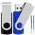 ABLAZE 16GB Flash Drive 2 Pack, USB 2.0 Thumb Drives 16GB USB Memory Stick Swivel USB with lanyards