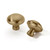 khtumeware 2 Pack 1-1/4 Inch Champagne Bronze Cabinet Knobs Solid Round Dresser Drawer Knobs Kitchen Dresser Knobs Drawer Knobs Simple Cabinet Hardware for Cupboard Drawer Pulls.