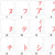 4Keyboard Japanese Katakana Keyboard Sticker with RED Lettering Transparent Background for Desktop, Laptop and Notebook