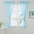 bestselected Window Sky Blue Sheer Curtains, W42 x L45 Inches Each 2 Panels Sheer Curtain Basic Rod Pocket Panel for Bedroom Children Living Room Yard Kitchen (W42 x L45, Sky Blue)