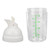 mumisuto Salad Dressing Shaker, 200ml Salad Dressing Container With Lid Dripless Pour Salad Shakers BPA Free Dressing Mixer Salad Shaker Bottle For Kitchen (White)