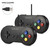 KIWITATA 2 Pack Classic SNES USB Controller for PC Gamings, Retro SNES Wired USB Joypad Game Controller for Windows PC Mac Raspberry Pi