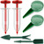 6Pcs Mini Sowing Seed Dispenser,Seed Planter Tool, Handheld Seed Planter, Seed Sower Tool,Mini Hand Seed Spreader,Garden Seed Planter,Small Seed Spreader with Seedlings Dibber Widger for Spreaders