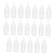 Beatifufu 1 Set 30pcs pointed bottle mini condiment squeeze bottle Bottled lotion sample bottle Honey liquid containers plastic bottle liquid travel clear squeeze bottle Toiletries