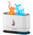 Flame Diffuser for Essential Oils, Aromatherapy Diffuser with 4 Timer Settings, Waterless Auto-Off Humidifiers with Flame Light, Ultrasonic Oil Diffuser for Home, Office, Bedroom, Yoga or Gym