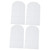 STOBAZA 4 Pcs Clothing Dust Cover Garment Bag Hanging Clothes Clothing Storage Bags Wardrobe Dust Cover Clothes Dust Prevention Bag Coat Bag Travel Eva Dust Collector White Suit