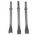 3pcs Extra Long Air Hammer Chisel Set - Premium Steel Pneumatic Hammer Bit Kit