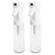 RJE International Continuous Mist Spray Bottle 10 ounces Clear Empty Bagless Refillable, Water Misting Sprayer with White Trigger (Pack of 2)