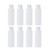 8pcs Travel Lotion Travel Shampoo Bottles Travel Toiletries Liquid Dispenser Clear Container Travel Liquid Container Travel Bottles for Cosmetic Pack Bottled White