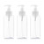 3pcs Travel Liquid Container Foam Pump Bottle Liquid Dispenser Clear Soap Dispenser Sample Containers Travel Pump Bottle Foam Hand Soap Dispenser Mini Spray Bottle Shampoo Filling