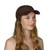 TopHeadwear Glitter Sequin Visor Hat - Brown